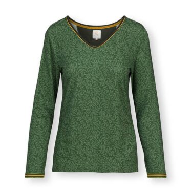 PHW Tricy Long Sleeve Leafy Dots Green