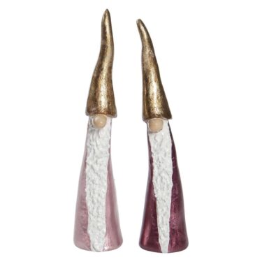 NG Tall Santa pink 2pcs H.15cm