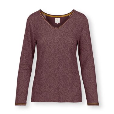 PHW Tricy Long Sleeve Leafy Dots Red/Brown