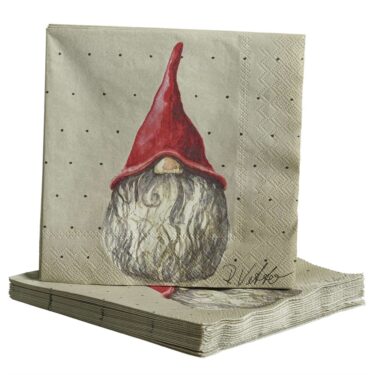 NG Napkins Santa Herman 20pcs 33x33cm