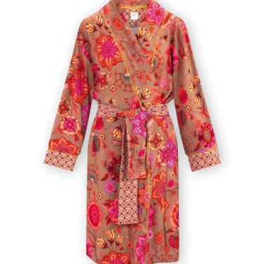 PHW Kimono Viva las Flores bleikur