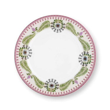 PIP Diskur Morgunverðar Lily & Lotus Off White 23cm