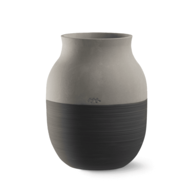 Kahler Omaggio vasi anthra. grár 20cm