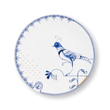 PIP Plate Pip&The Blue Bird White 18cm